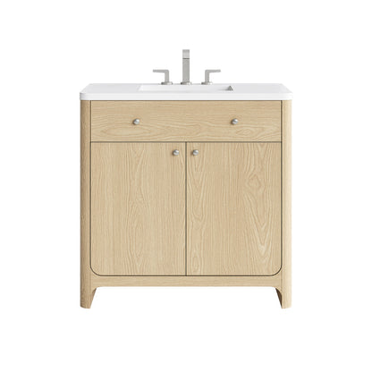 James Martin Gracyn 36" Single Bathroom Vanity, Coastal Driftwood