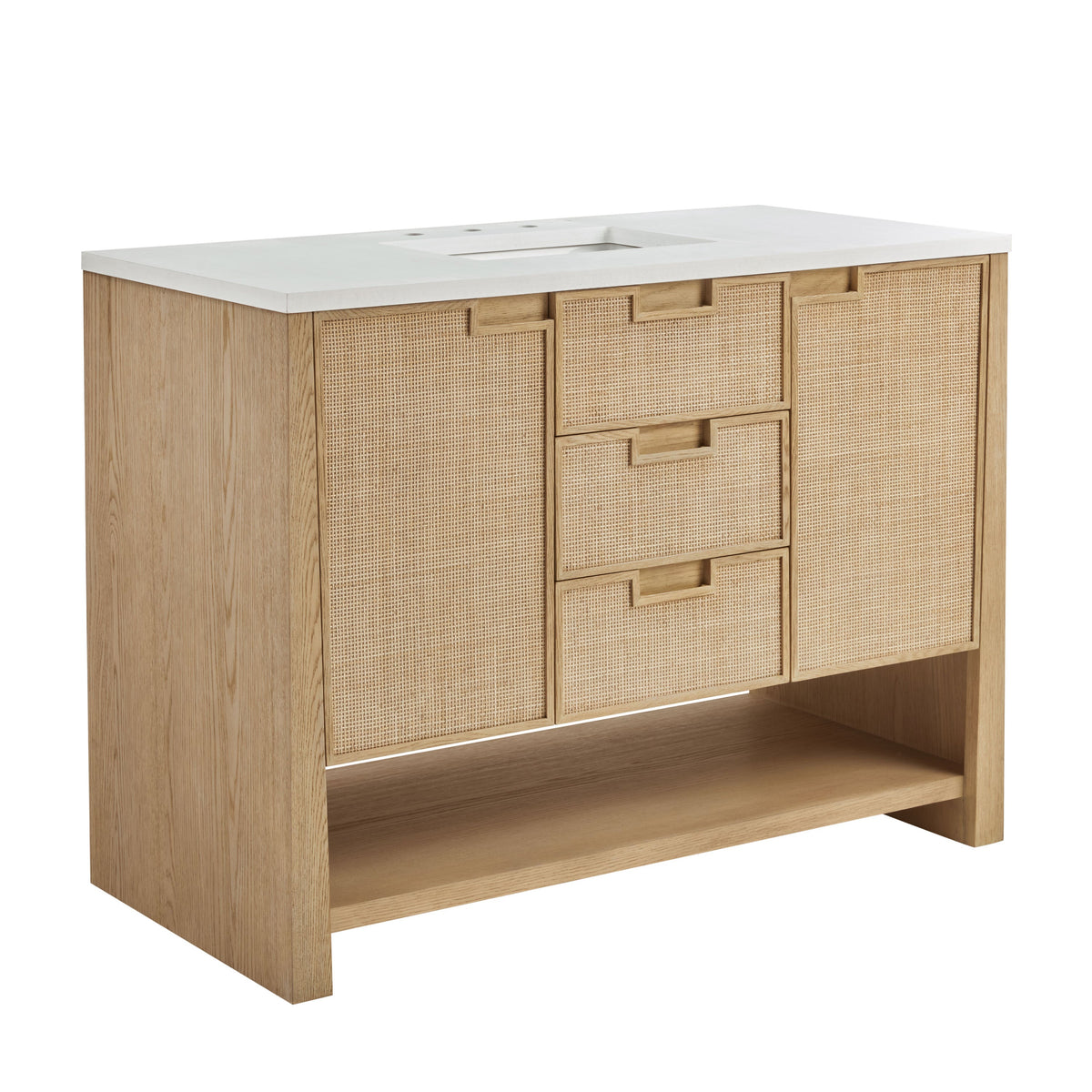 James Martin Solene 48" Single Bathroom Vanity, Seaside Oak