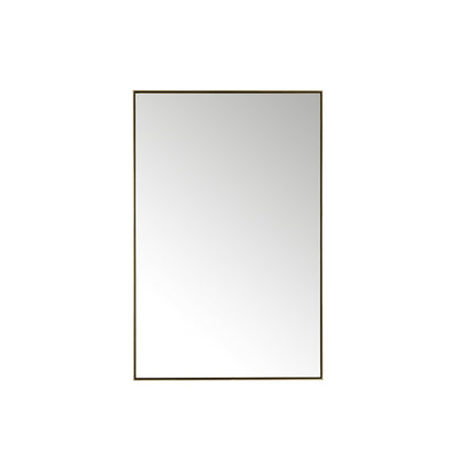 James Martin Rohe 26" Mirror, Champagne Brass