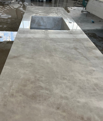 Custom Cyrstal Ice Polished Porcelain Sink (ES-057)