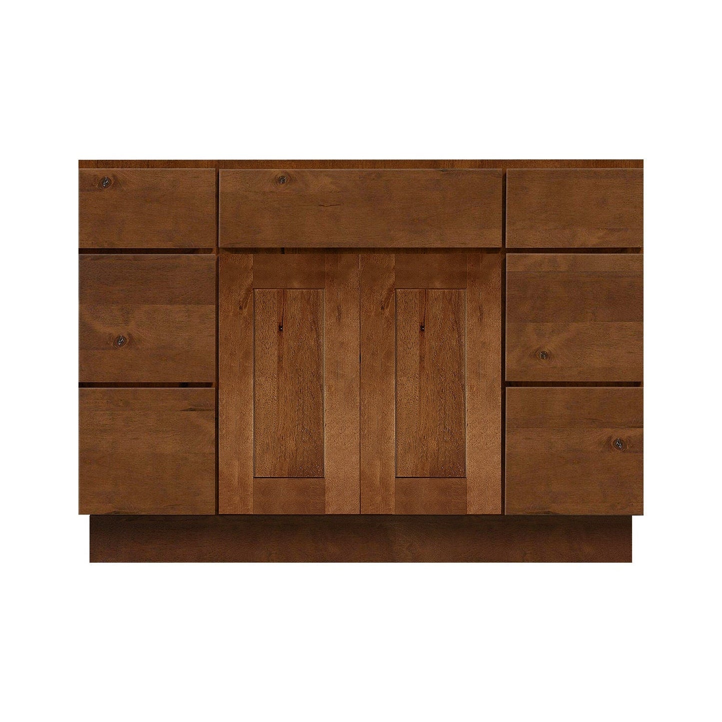 48 Inch Rustic Shaker Single Sink Bathroom Vanity with Drawers