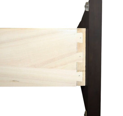 36 Inch Espresso Shaker Single Sink Bathroom Vanity with Drawers on the Left