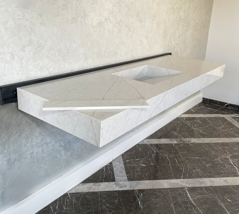 Premium Handcrafted Custom Double Quartz Composite Kitchen Sink