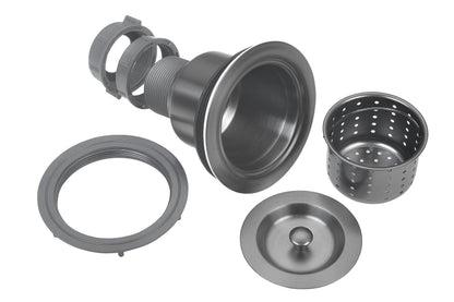 32" Workstation Single Bowl Gunmetal Matte Black Undermount / Drop-In Kitchen Sink With Accessories PVD Nano Tech Coating ENZO ZW-B329