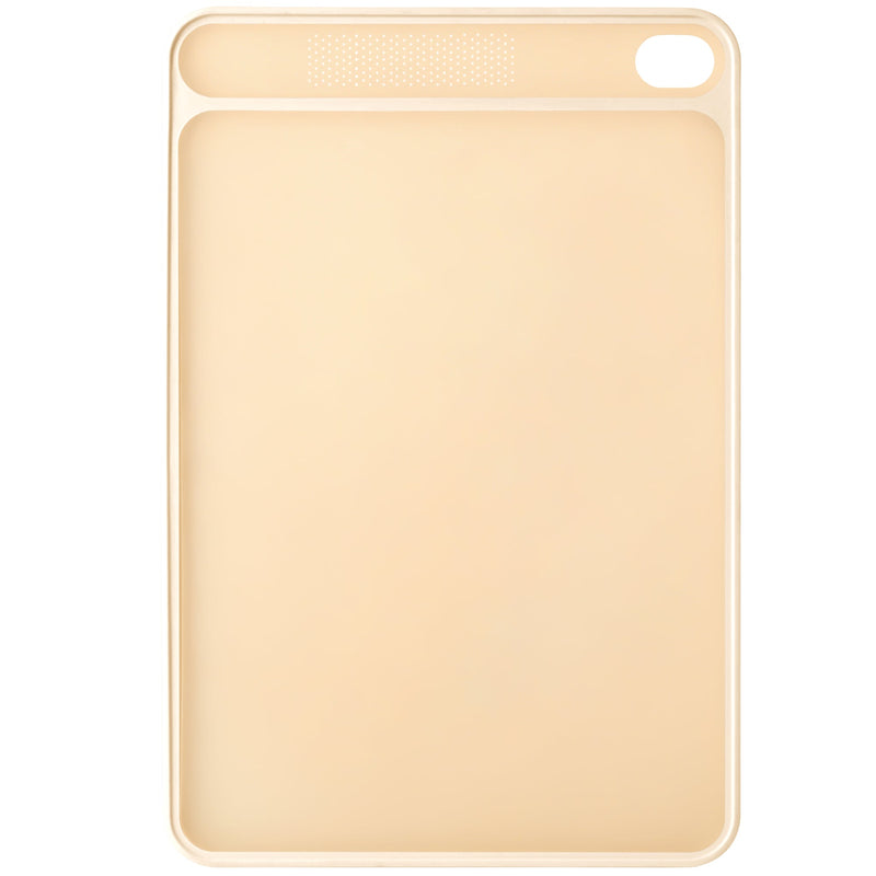 PREMIUS Reversible Non-Slip Cutting Board with Grater, Orange-Cream, Medium, 9.44x14.3 Inches
