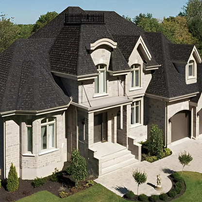 IKO Cambridge Hip & Ridge Shingle (1 Bundle - 36.5 Lin Ft) - Harvard Slate