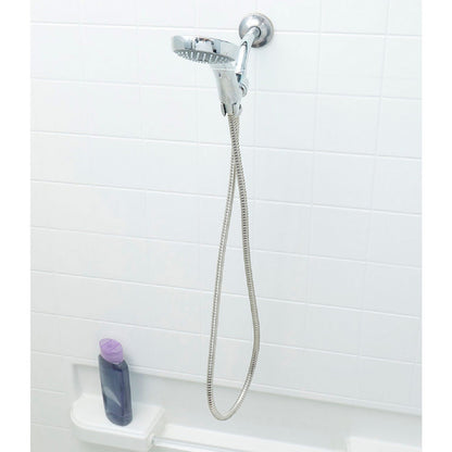 Home Basics Single Function Shower Head Massager, Chrome