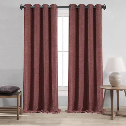 Boucle Textured Grommet Window Curtain Panel, 54x84 Inches