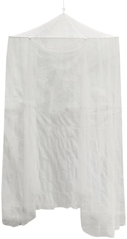 Just Relax Extra-Large Indoor-Outdoor Round Canopy Mosquito Net, White, 5x9 Feet