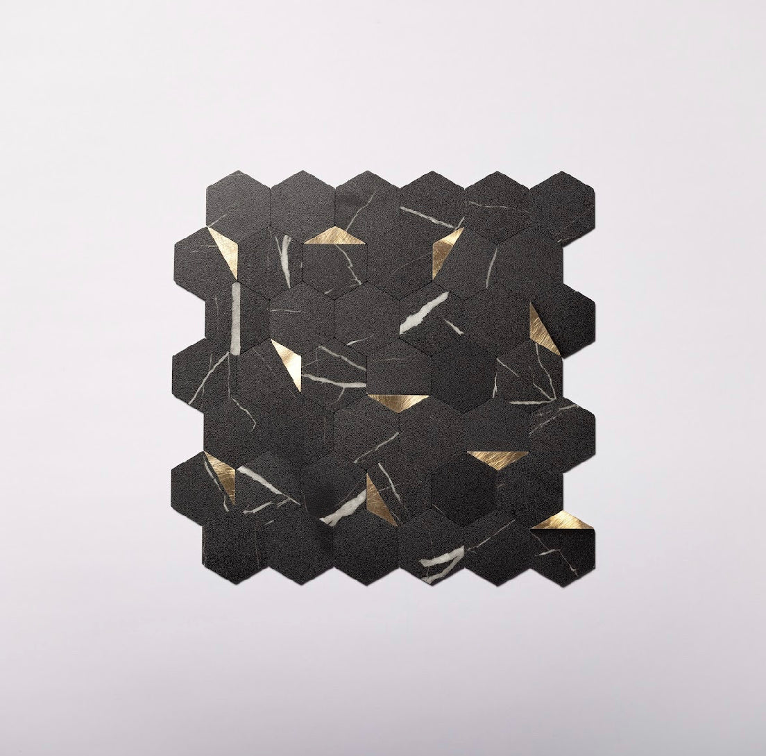 Hexagon Stick Wall Tiles