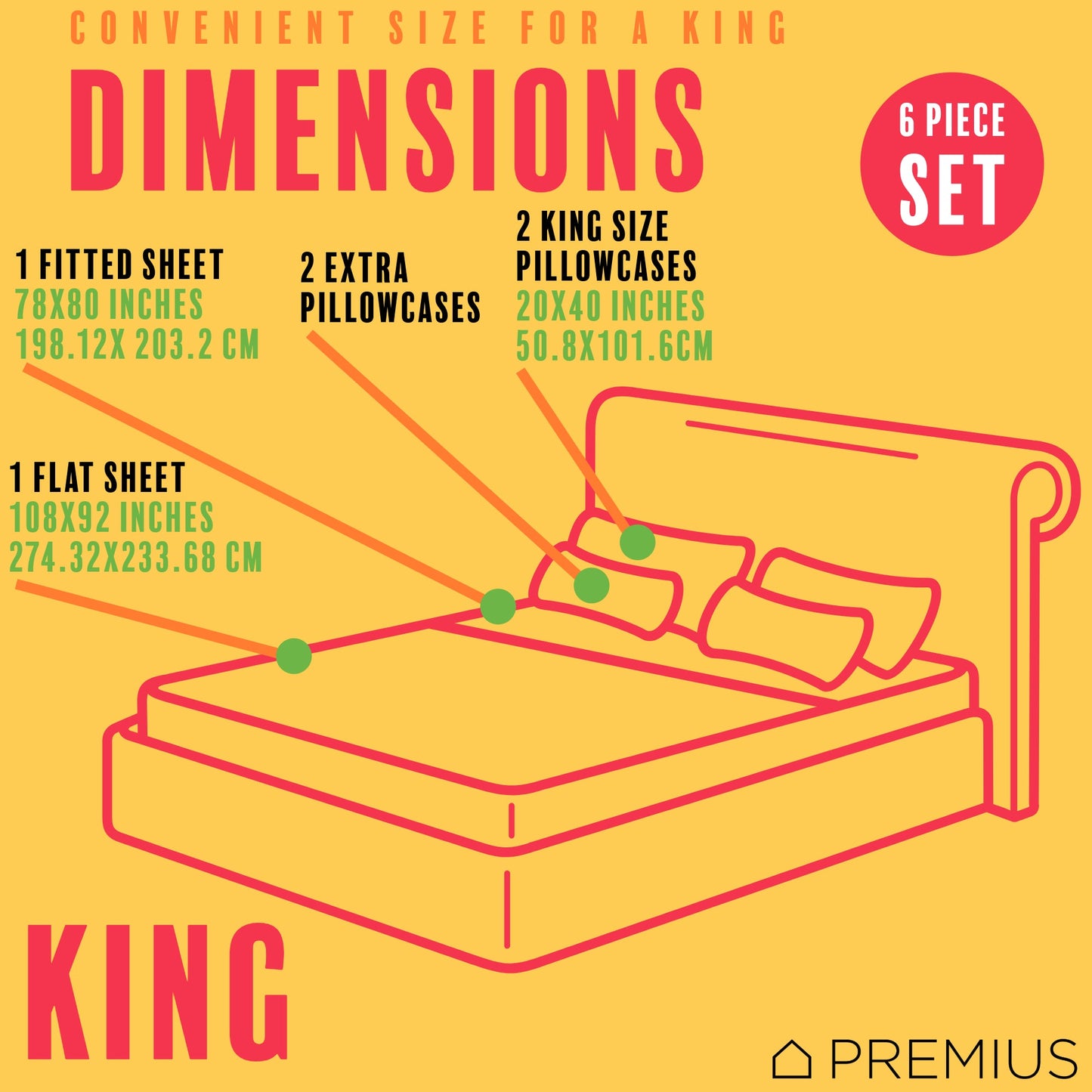 PREMIUS Leo Soft Wrinkle-Free Microfiber Sheet Set, Navy-Gold