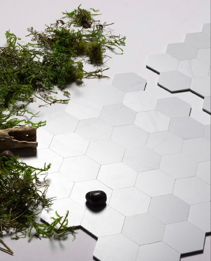 Hexagon Stick Wall Tiles