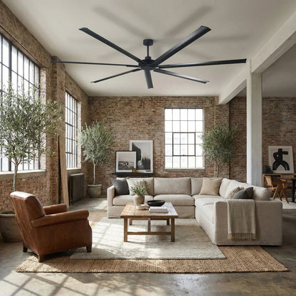 Silent Storm Extra Large Ceiling Fan with Remote Control