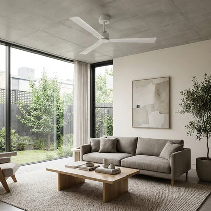 50 Inch Rae Modern Downrod Mount LED Ceiling Fan with Remote Control