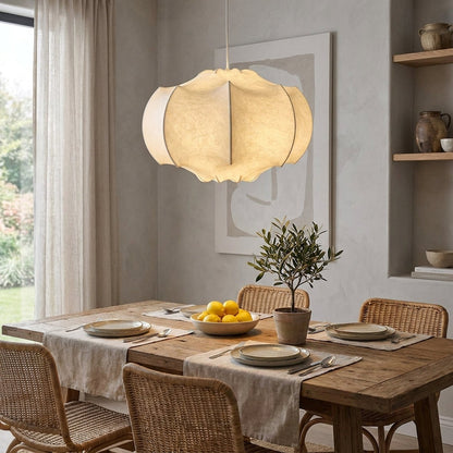 24 Inch Bevis 3-Light White Wabi-sabi Island Pendant Light