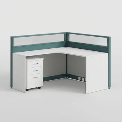 Trevik · L-Shaped Cubicle Workstation