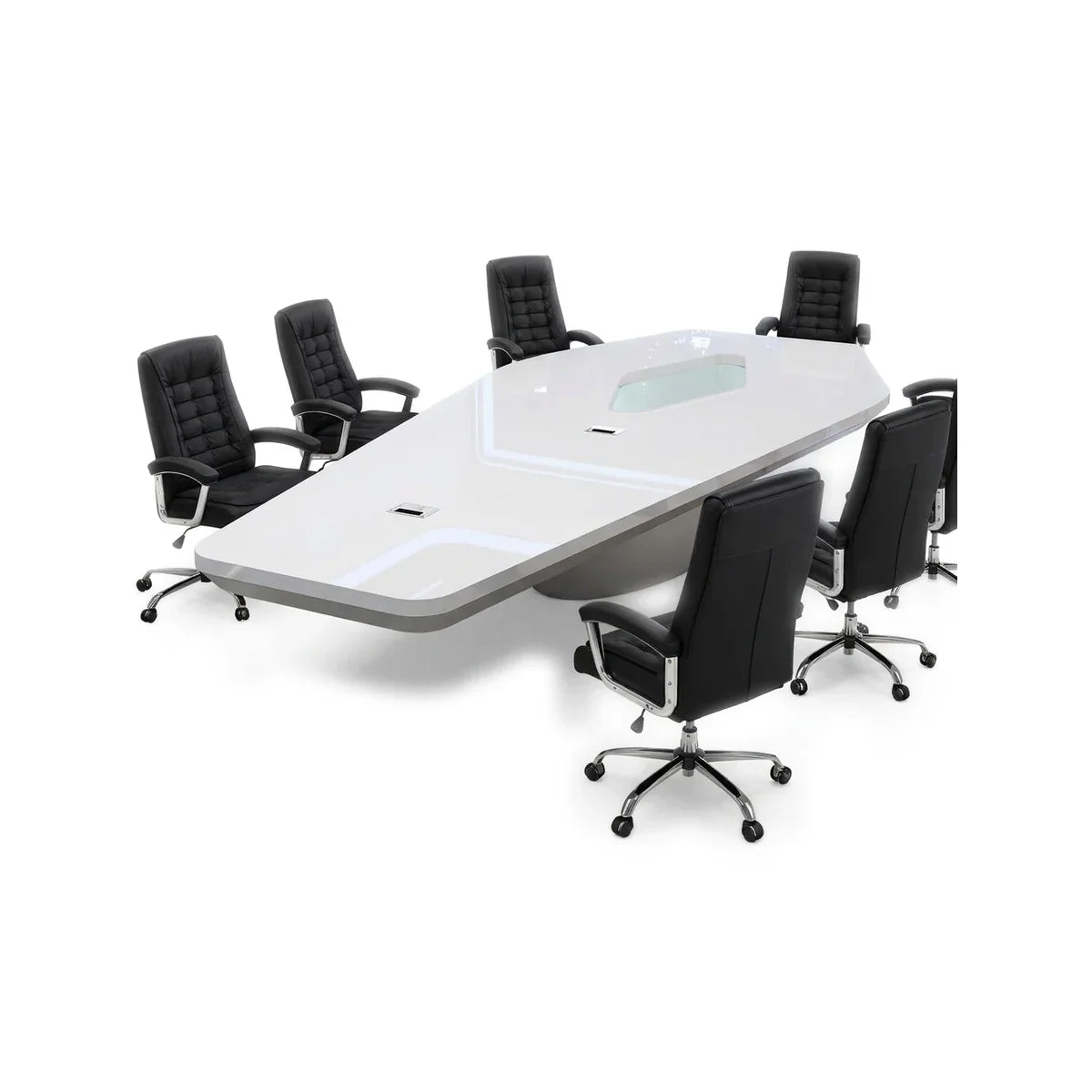 Vertix · Conference Room Table, Tapered Hexagon