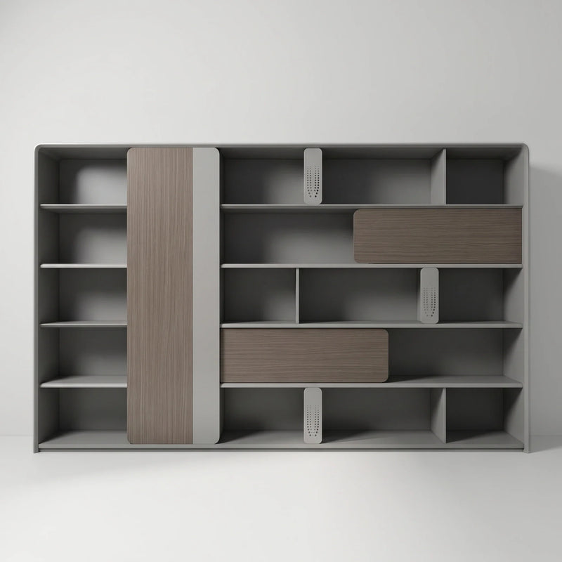 Keswick · Office Shelves w/ Lighting & Storage
