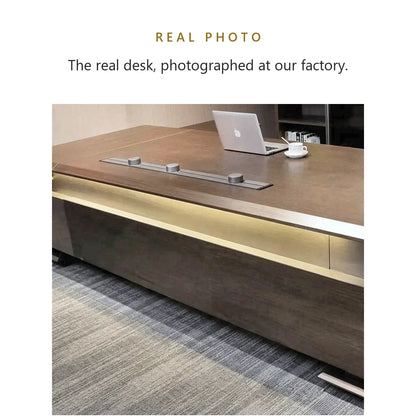 Aspen · Modern L-Shaped Executive Desk