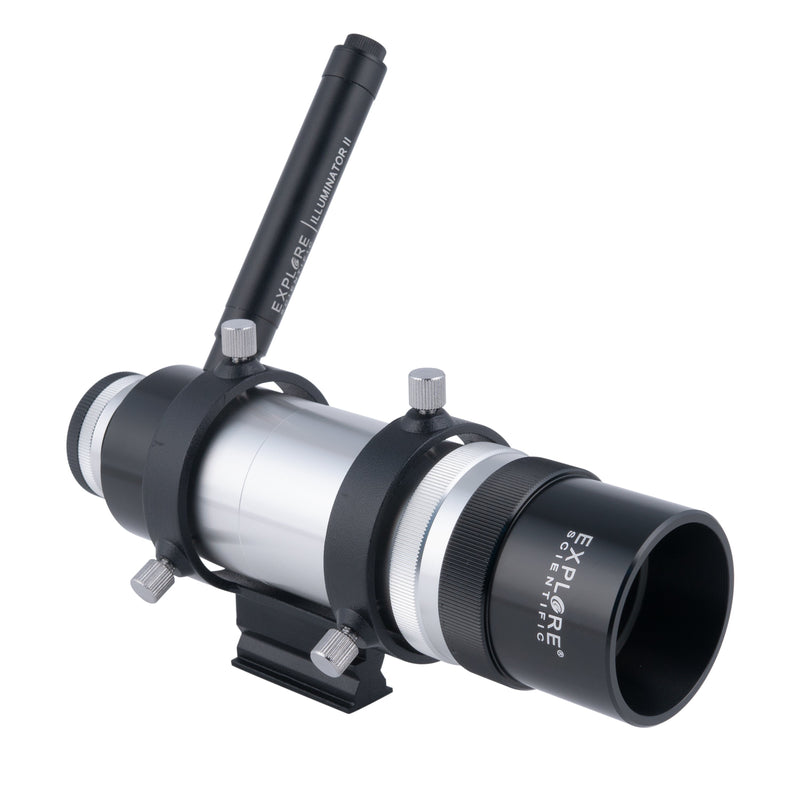 8x50 Straight Through Illuminated Viewfinder with Bracket and NEW long battery life Illuminator II