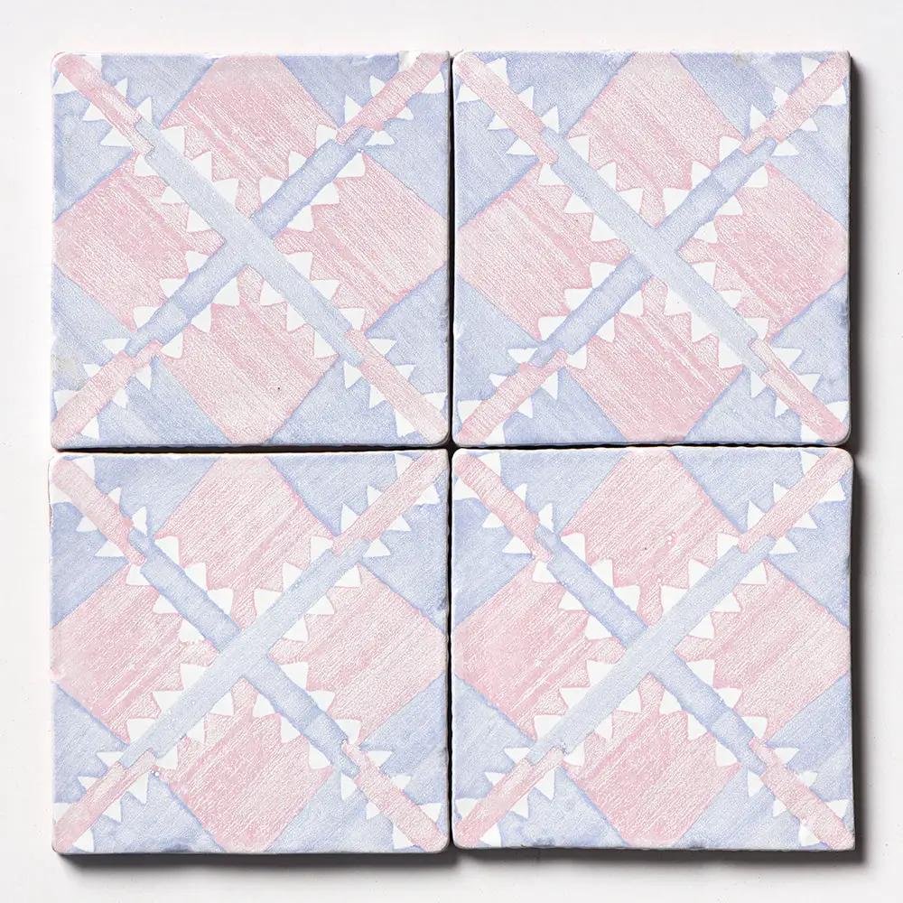 Indigo Manta Glossy Glazed Terracotta Tiles 6x6
