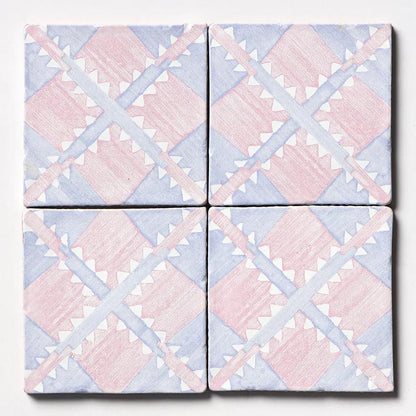 Indigo Manta Glossy Glazed Terracotta Tiles 6x6