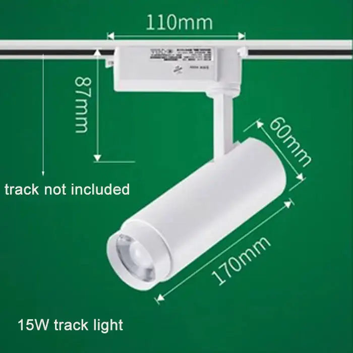 Industrial black adjustable focus track spotlights living room light