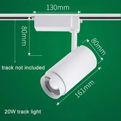 Industrial black adjustable focus track spotlights living room light
