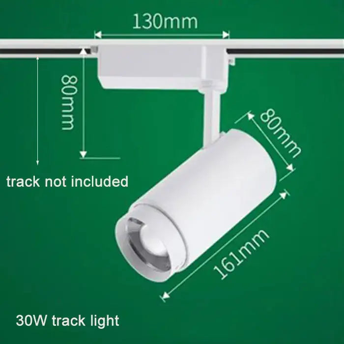 Industrial black adjustable focus track spotlights living room light