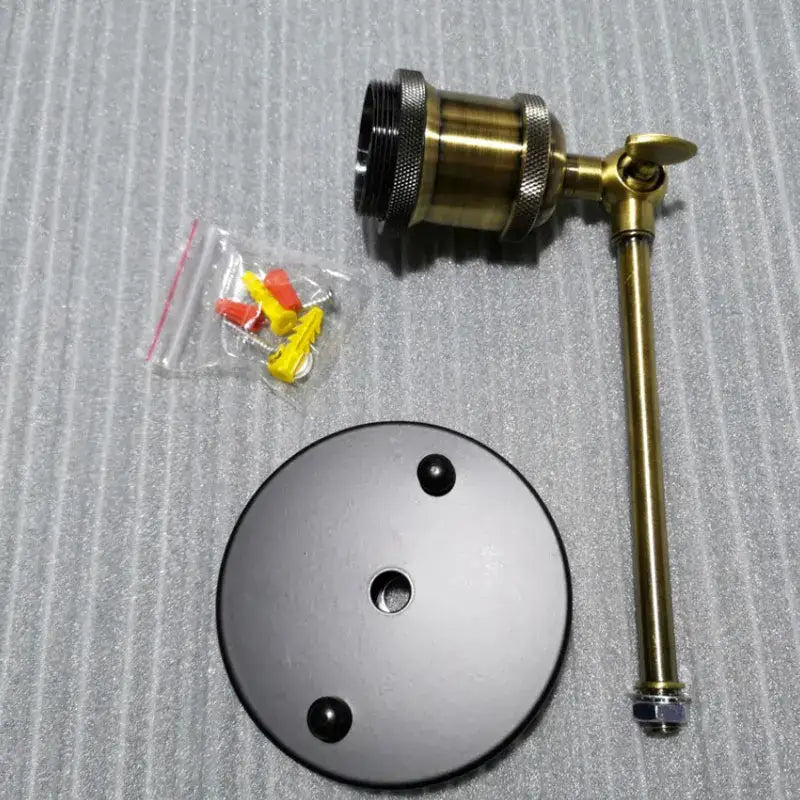 Industrial black and brass wall light bedroom industrial led wall