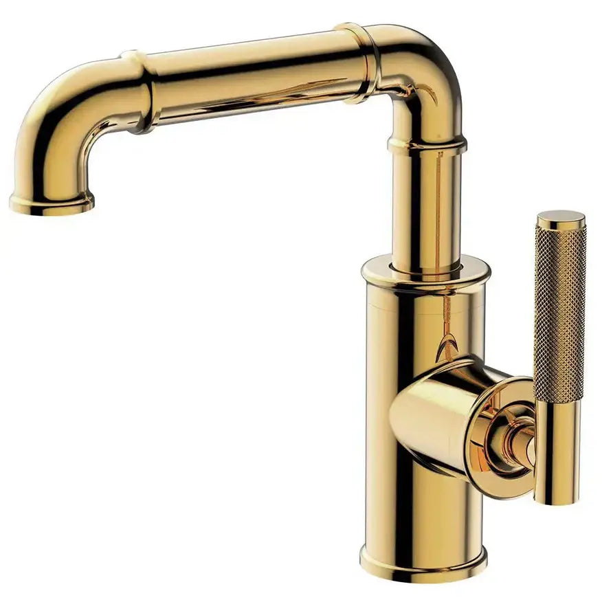 Industrial black brass basin faucet bathroom vintage pipe tap