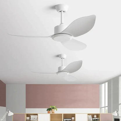 Industrial black & brown remote control ceiling fan bedroom