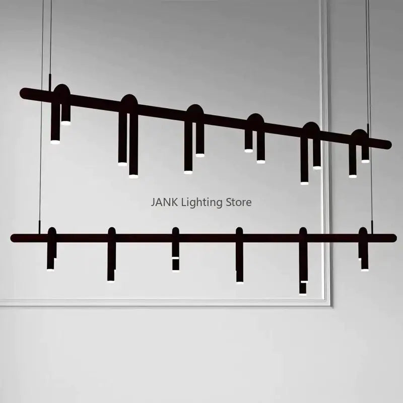 Industrial black circular ring pendant lights dining room chandelier