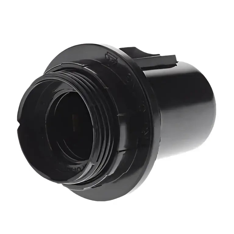 Industrial black e27 base bulb socket lamp holder bedroom switch