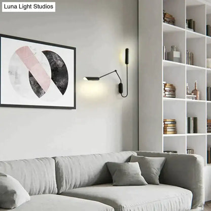 Industrial black emma industrial wall lamp bedroom reading light