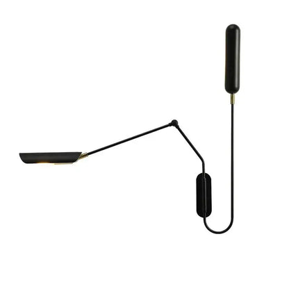 Industrial black emma industrial wall lamp bedroom reading light