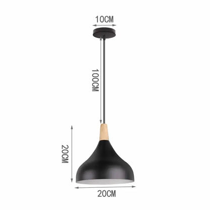 Industrial black iron pendant lights – kitchen edison bulb decor