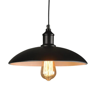 Industrial black iron pendant lights – kitchen edison bulb decor