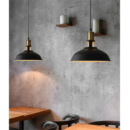 Industrial black iron pendant lights – kitchen edison bulb decor