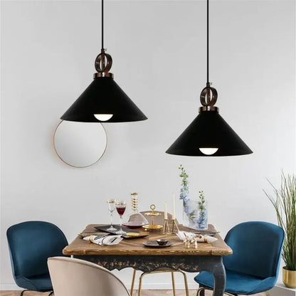 Industrial black iron pendant lights – kitchen edison bulb decor