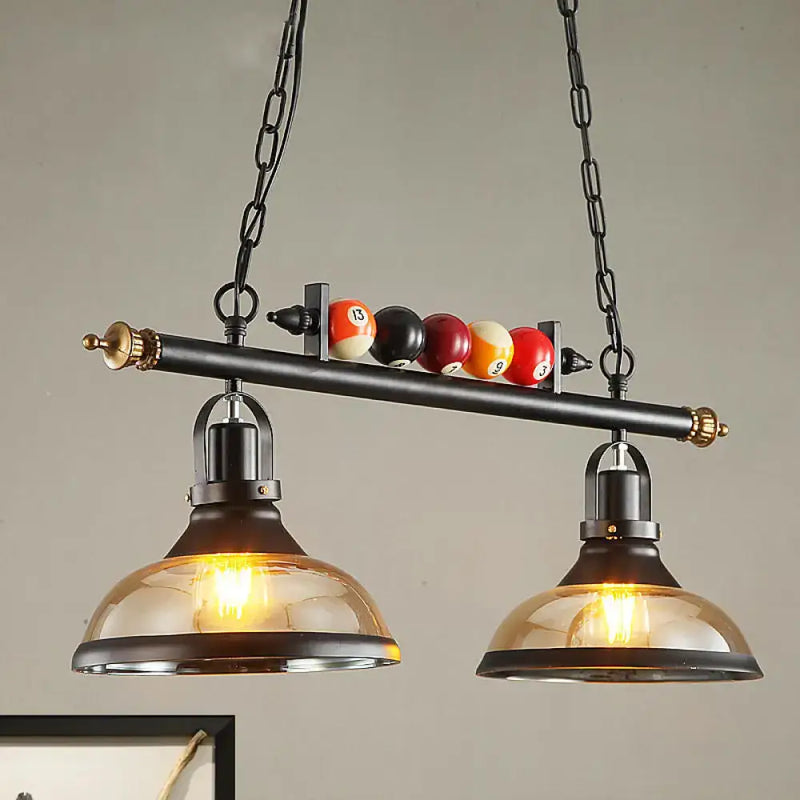 Industrial black island pendant light kit – kitchen billiard light
