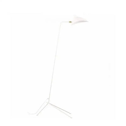 Industrial black metal floor lamp living room three light tripod