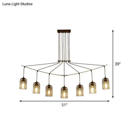 Industrial black metal island light fixture kitchen hanging ceiling lamp