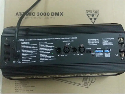 Industrial black metal strobe light – stage flash atomic event light