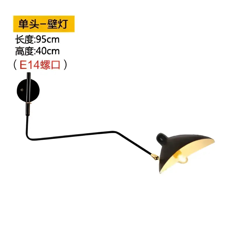 Industrial black spider ceiling lamp living room metal chandelier