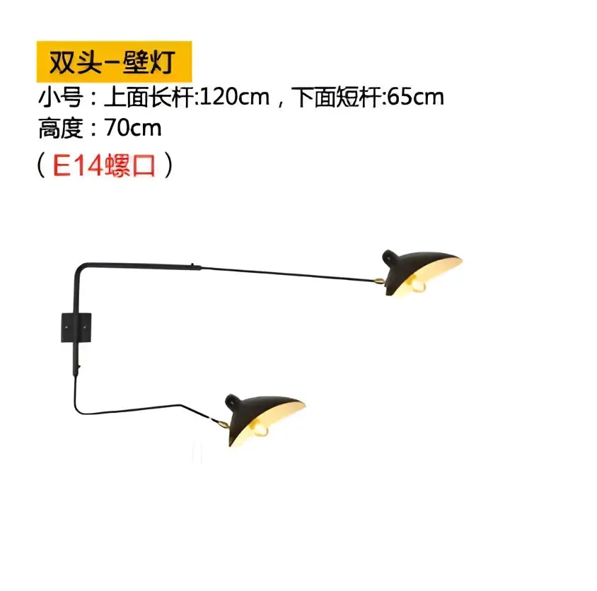 Industrial black spider ceiling lamp living room metal chandelier