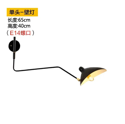 Industrial black spider ceiling lamp living room metal chandelier