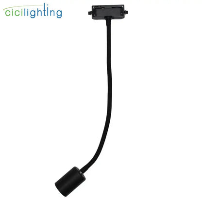 Industrial black & white gooseneck ceiling light kitchen spot lamp