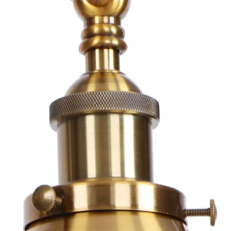 Industrial brass wall sconce with pull chain switch – bedroom lamp