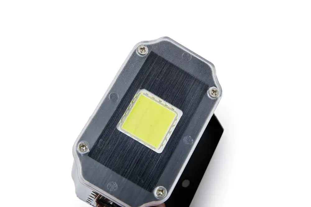 Industrial brushed black metal rgb white strobe light party disco room